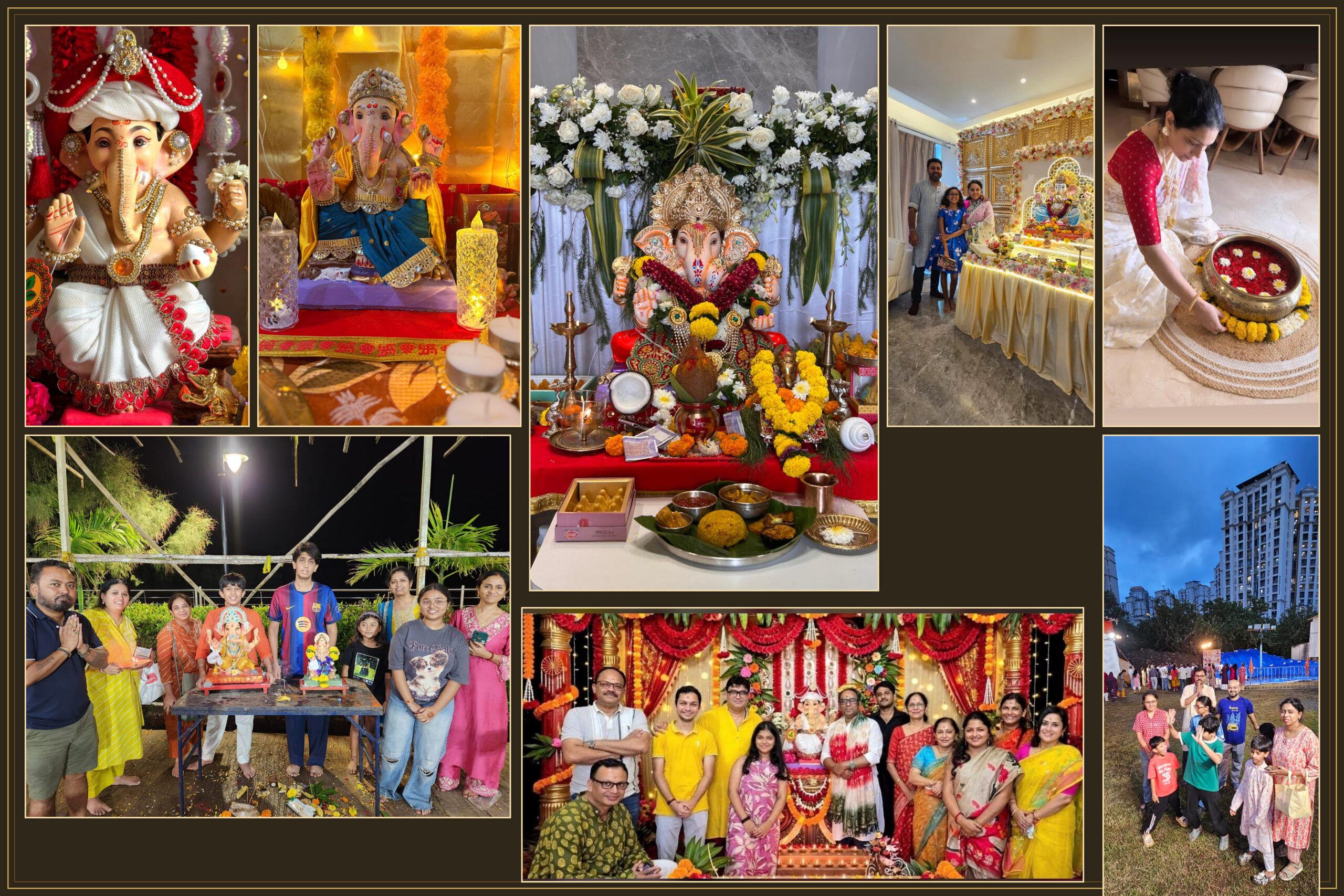 Ganpati celebrations by Amra Bangali members